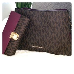 Michael Kors with matching wallet